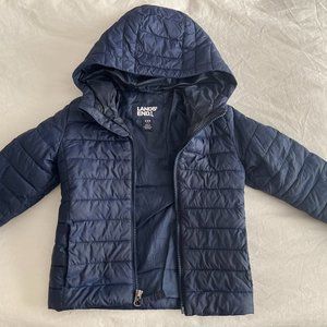 Lands End Kids XXS Navy Down Jacket